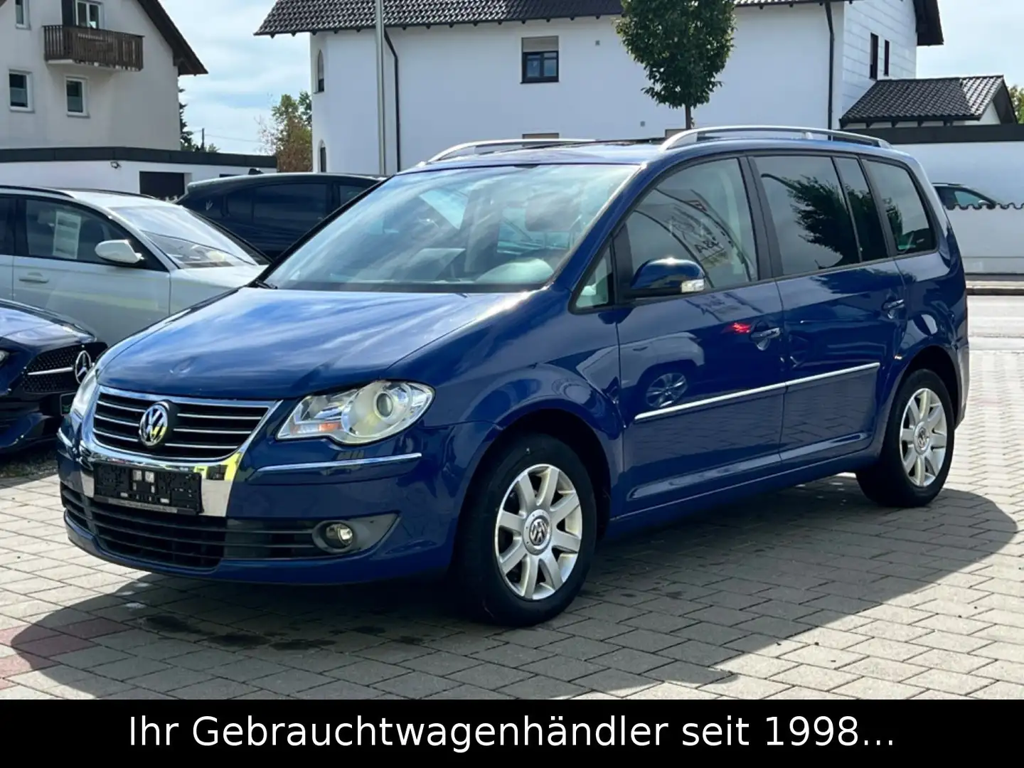 Volkswagen Touran 1.4 TSI Highline *TÜV NEU/STHZ/S.DACH/PDC Blau - 2