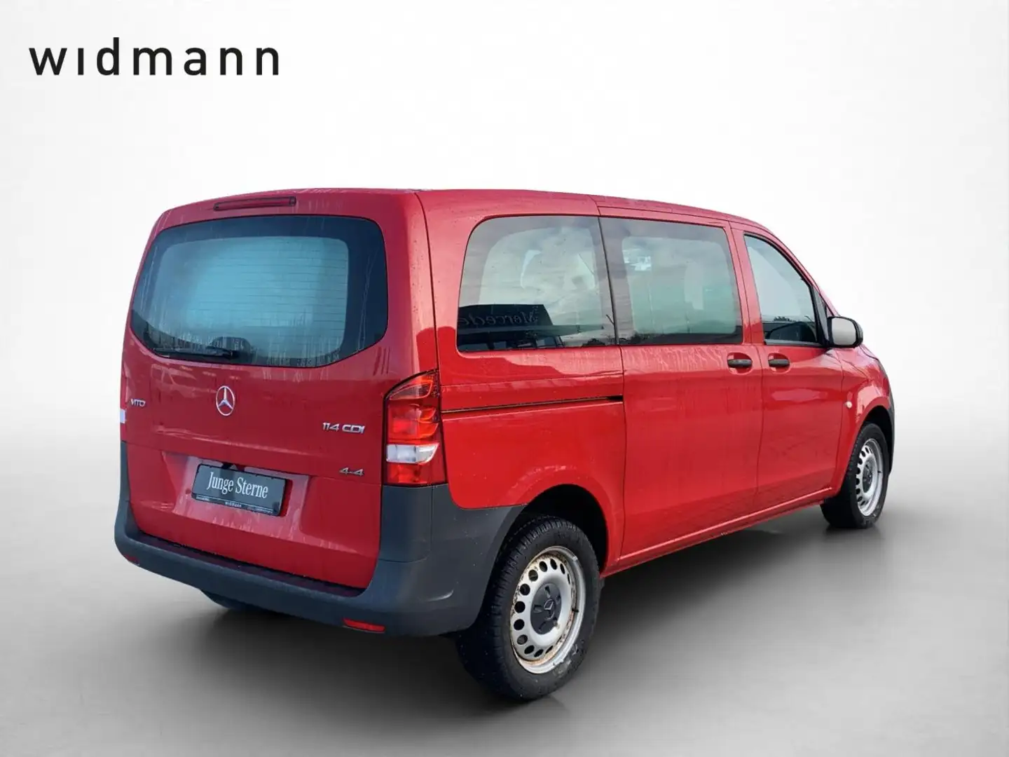Mercedes-Benz Vito 114 CDI 4x4 Kasten Kompakt AUT Facelift SHZ Rot - 2