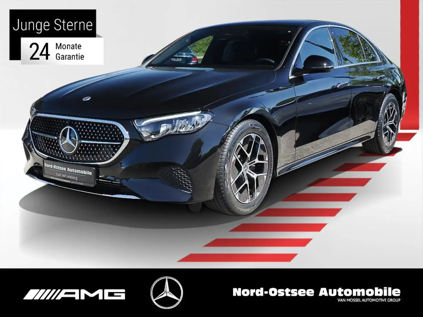 Mercedes-Benz E 200 AVANTGARDE ADV. KAMERA DISTRO KEYLESS LED Schwarz - 1