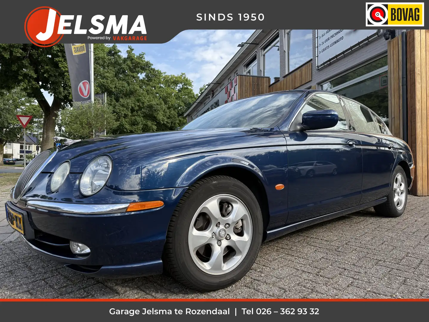 Jaguar S-Type 3.0 V6 aut. Keurige auto! Blauw - 1
