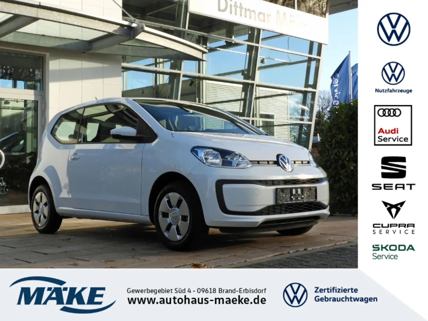 Volkswagen up! move 1.0 KLIMA Blanco - 1