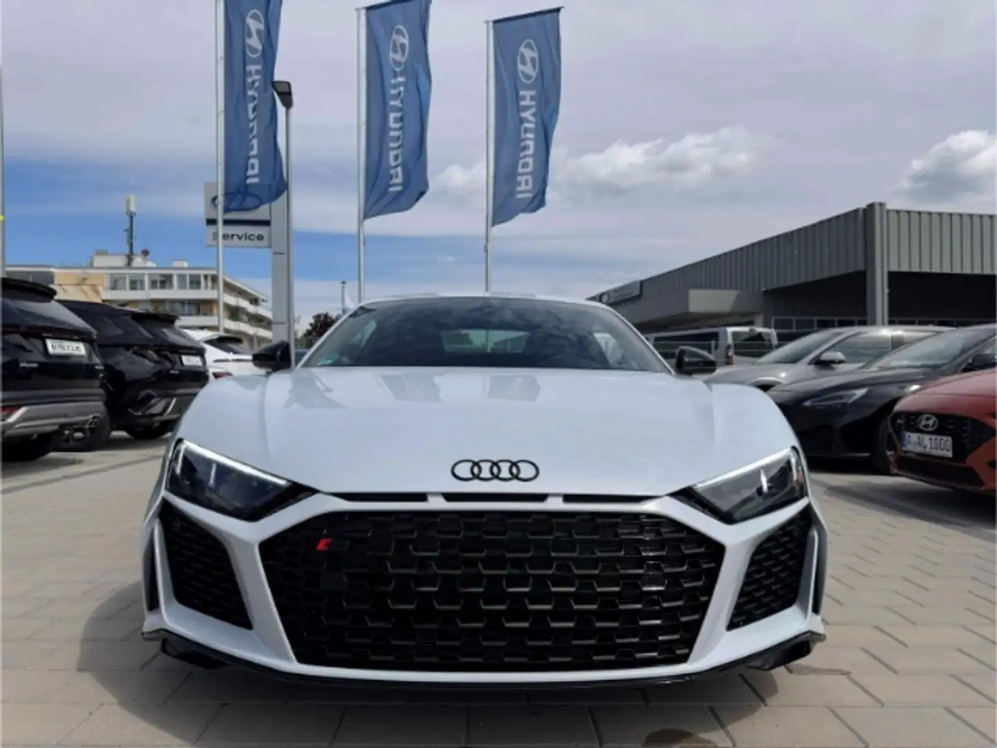 Audi R8 5.2 FSI Performance Carbon Sportpaket Navi Leder D Weiß - 1
