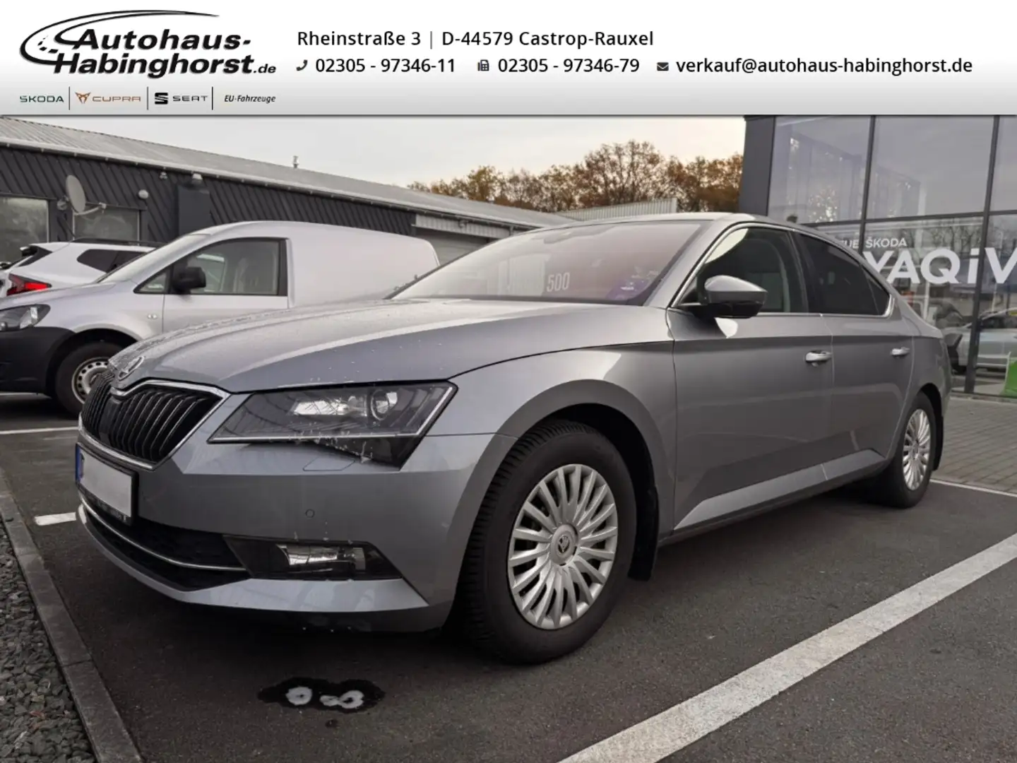 Skoda Superb 1.4 TSI Style ACC Shz Klima PDC Grau - 1