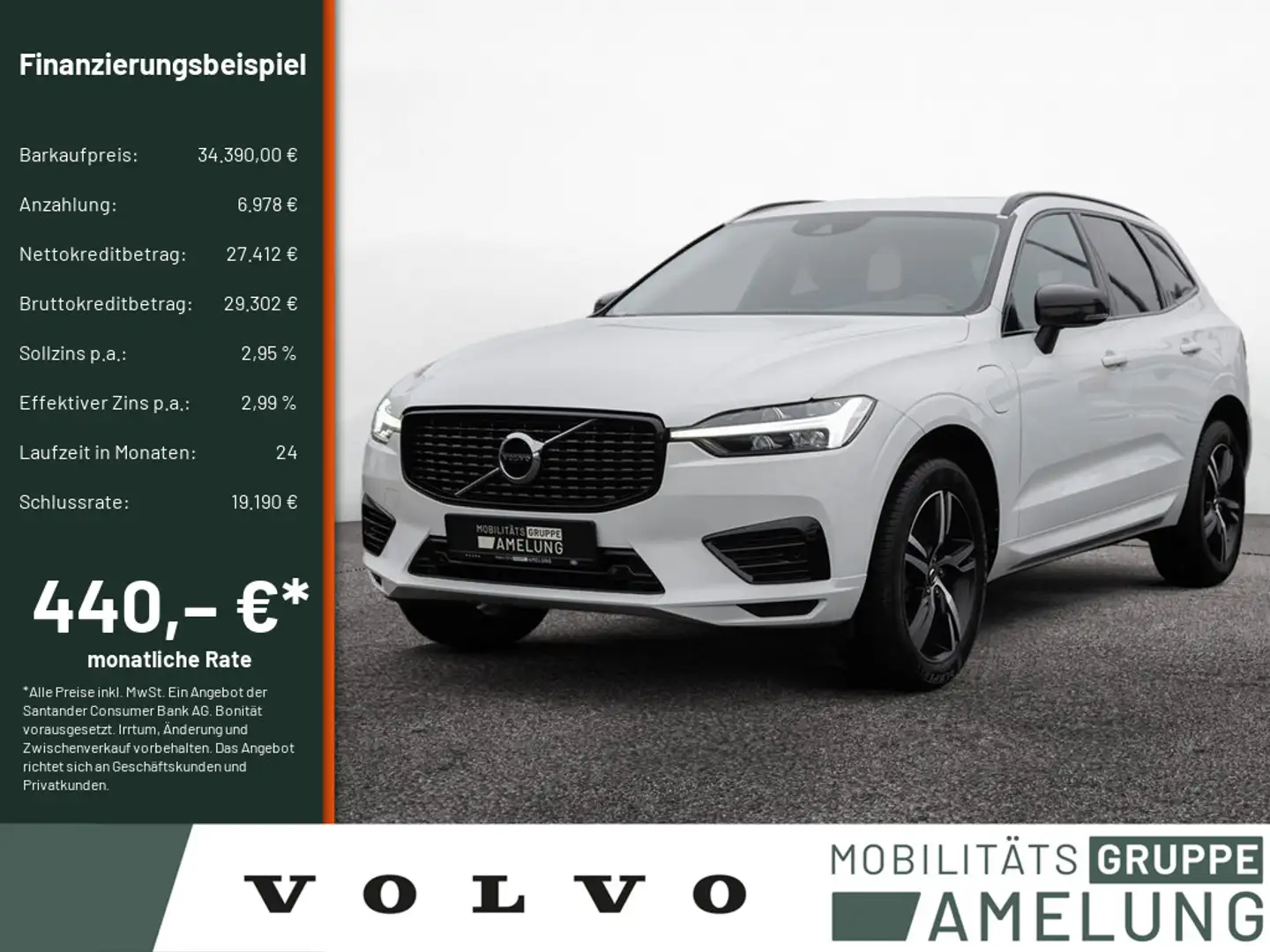 Volvo XC60 T6 AWD Recharge R Design Expression PANO Biały - 1