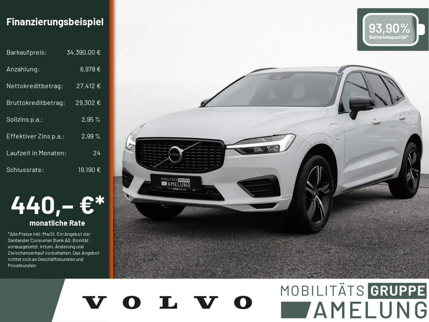 Volvo XC60 T6 AWD Recharge R Design Expression PANO Alb - 1