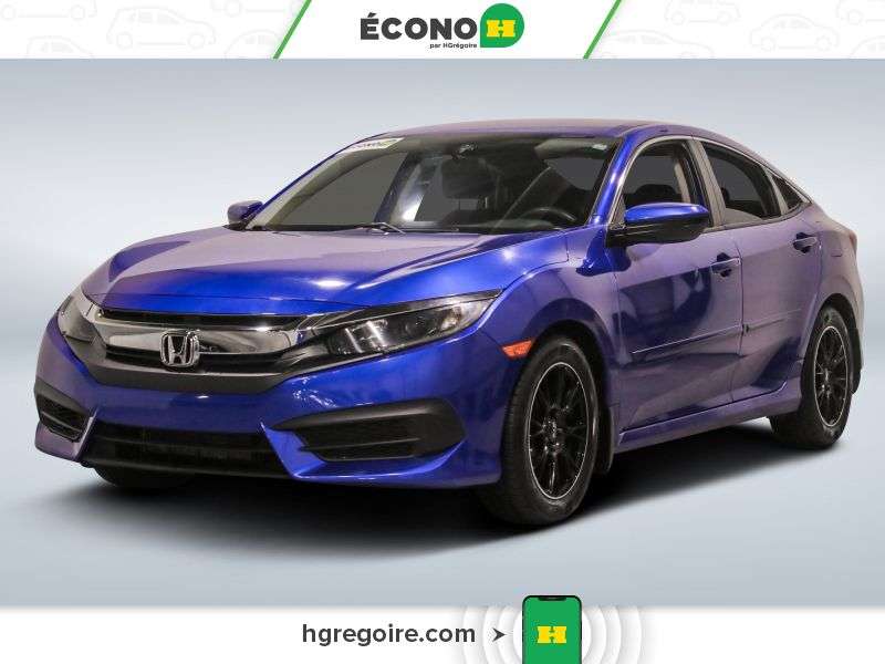2016 Honda Civic LX AUTO GR ÉLEC A/C BLUETOOTH CAMÉRA — снимка 1
