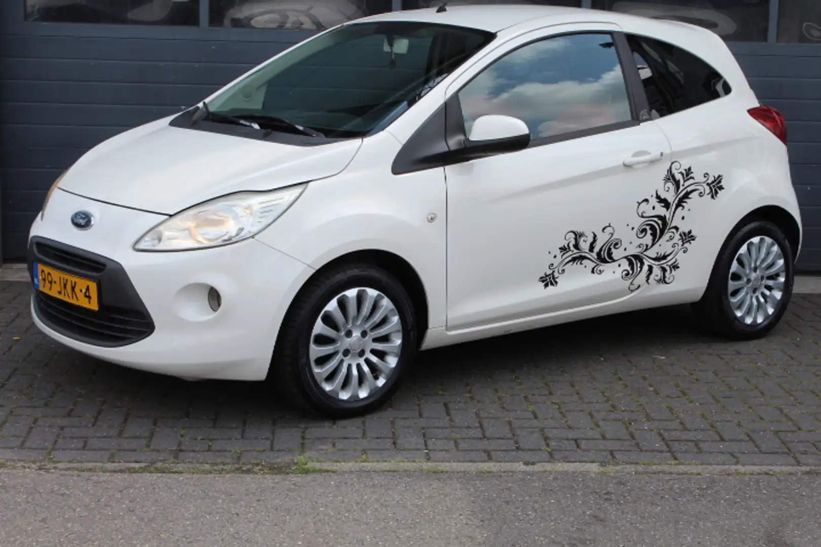Ford Ka/Ka+ 1.2 Titanium Lage km stand!, Airco, LM Velgen Blanc - 2