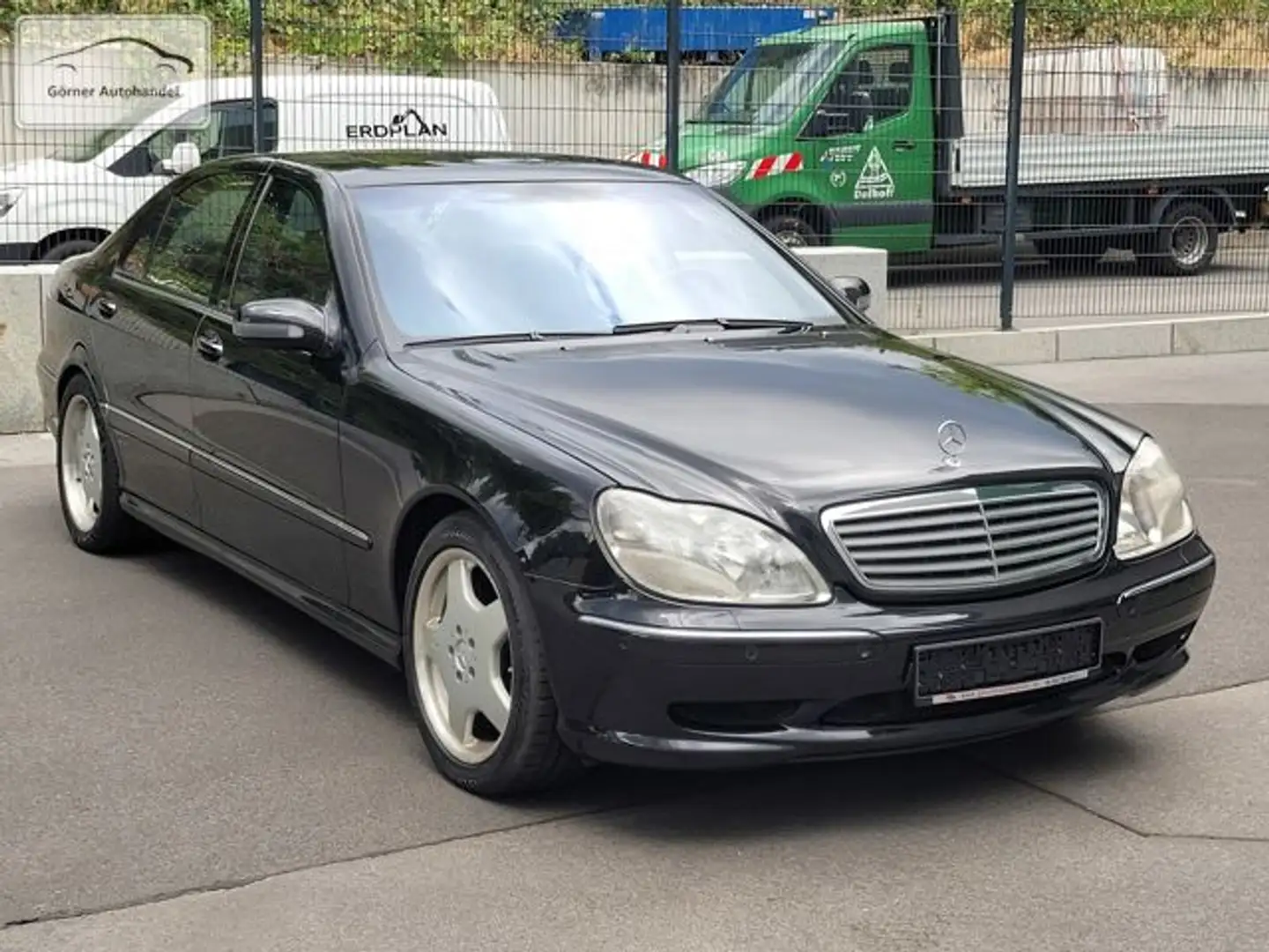 Mercedes-Benz S 600 Lang mit original 75200 km* Schiebedach Чорний - 1