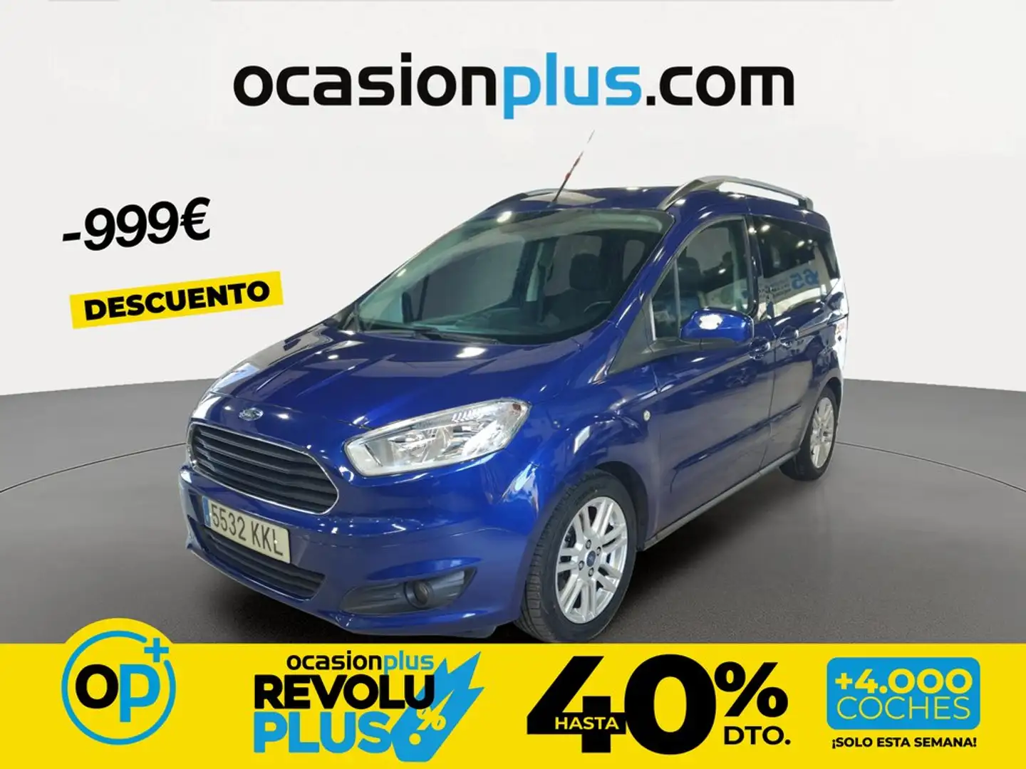 Ford Tourneo Courier 1.0 Ecoboost Titanium Azul - 1