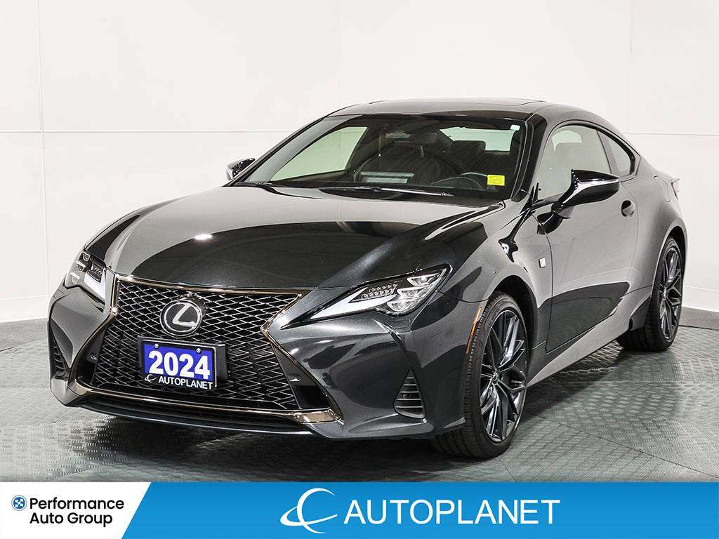 2024 Lexus RC 350 F-Sport 2 AWD, Sunroof, Back Up Cam, Navi!