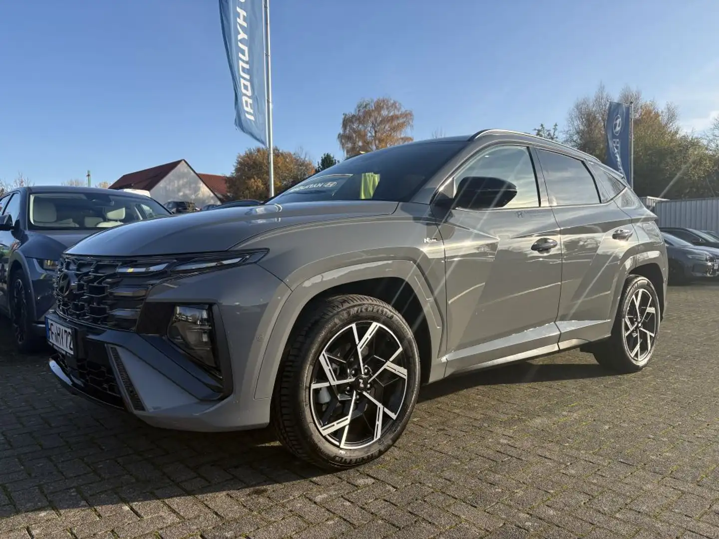 Hyundai TUCSON 1.6 T-GDi HEV 2WD N Line Gris - 1