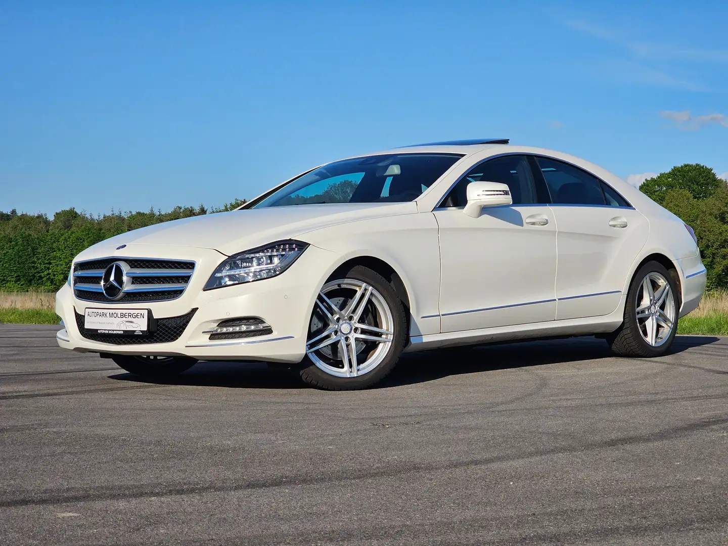 Mercedes-Benz CLS 350 CDI Schiebedach Diamantweiß Leder GARANTIE MwSt Blanc - 1