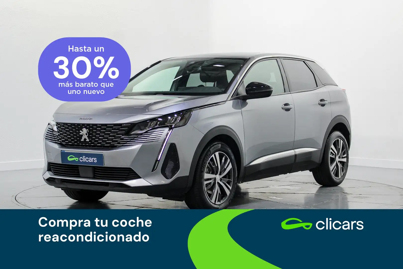Peugeot 3008 1.2 S&S PureTech Allure Pack EAT8 130 Plateado - 1