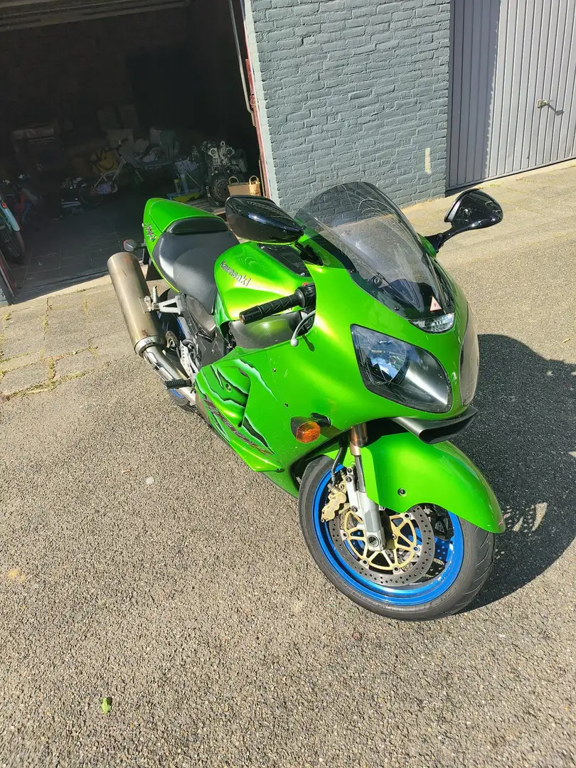 Kawasaki Ninja ZX-12R zelena - 1