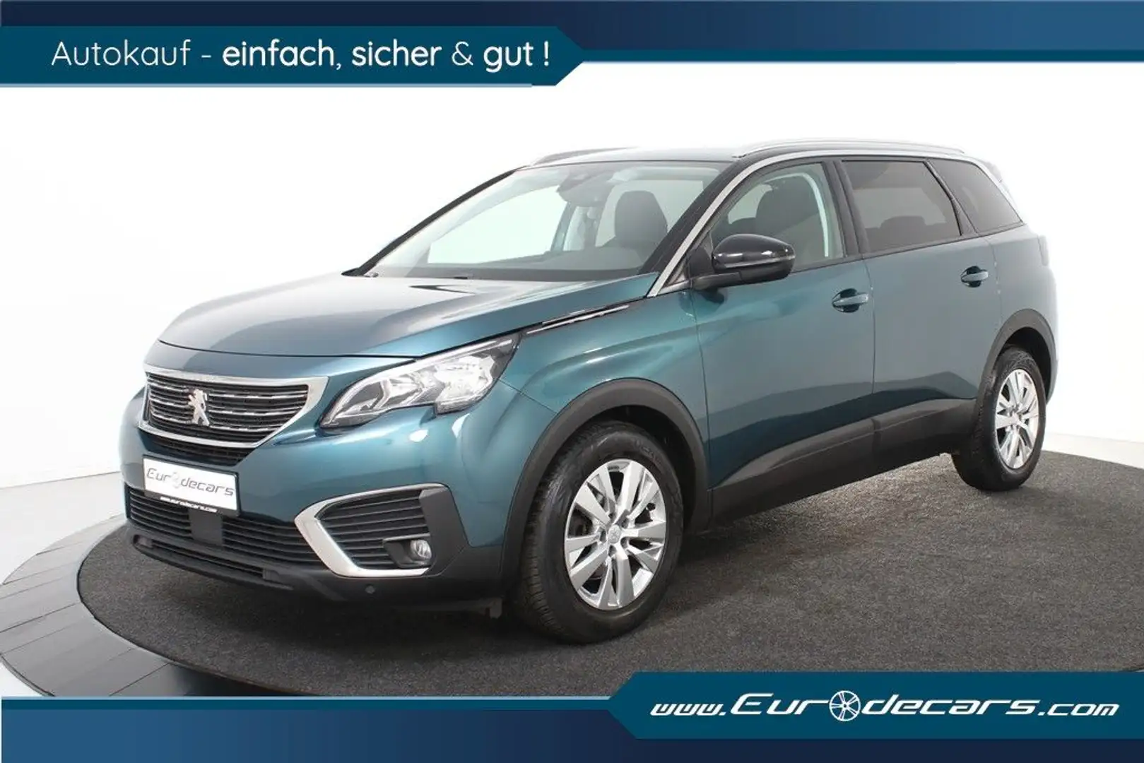 Peugeot 5008 Active 130 *1.Hand*7-Sitze*Navi*Parkass.* Grün - 1