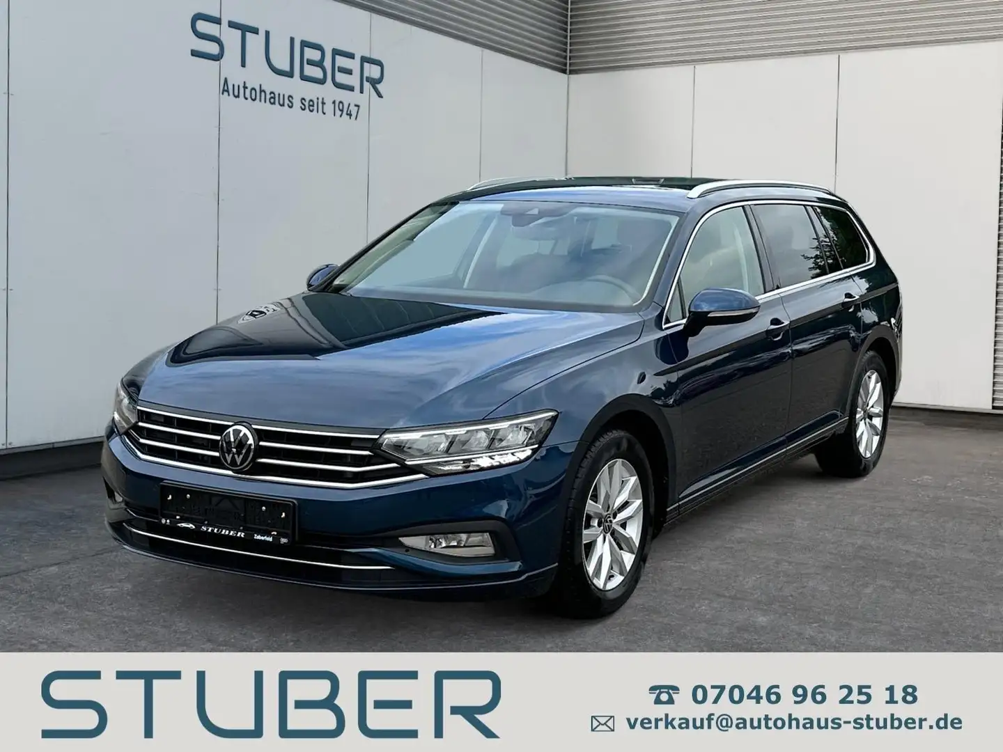 Volkswagen Passat Variant 2.0 TDI Business DSG NAVI | AHK | RFK Blau - 1