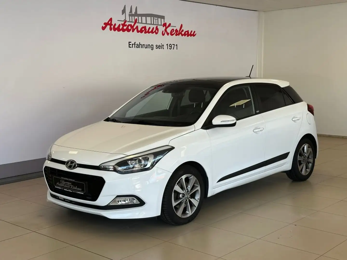 Hyundai i20 blue 1.0 T-GDI Passion+R.Kamera+Navi+Panorama+ Blanco - 1
