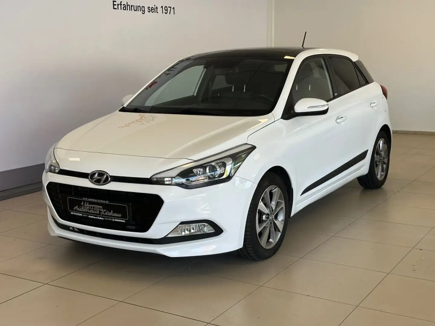 Hyundai i20 blue 1.0 T-GDI Passion+R.Kamera+Navi+Panorama+ Blanco - 2