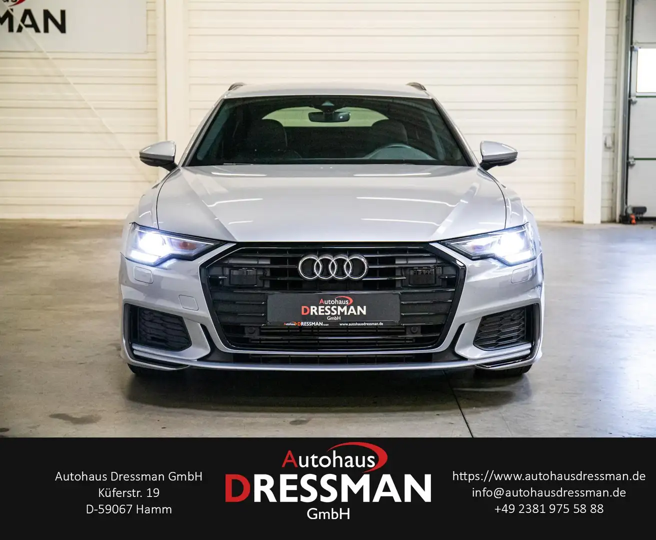 Audi A6 Avant 45 TFSI S-Line LED ACC AHK 19z. Zilver - 2