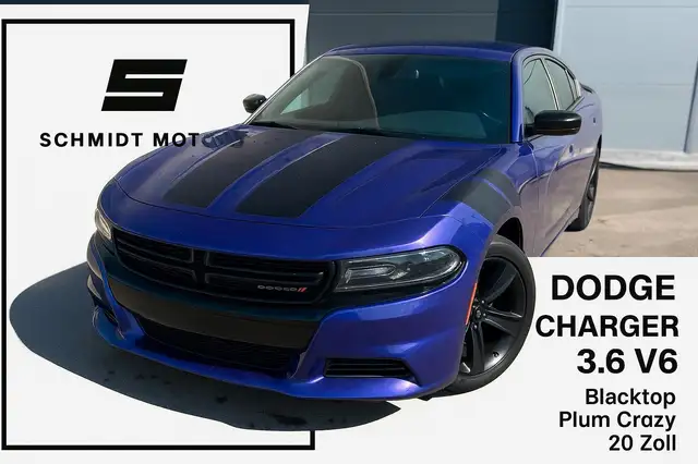 Dodge Charger V6 *Blacktop*CarPlay* Plum Crazy*20 Zoll
