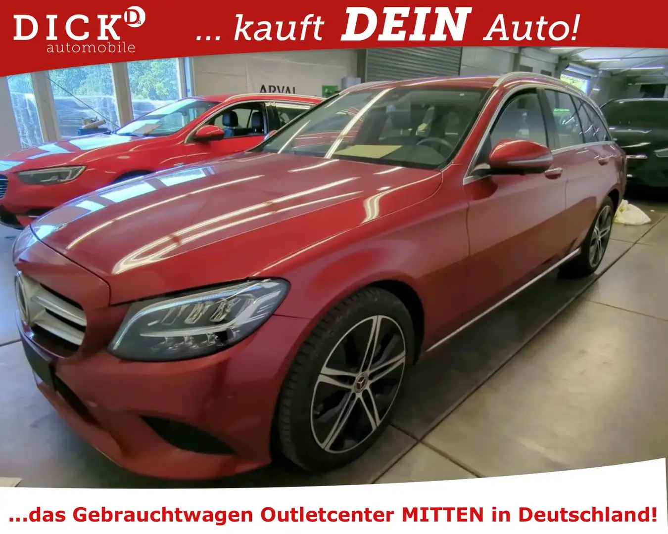 Mercedes-Benz C 220 d T 4Mat 9G AMG PERFORM/LED/ACC/AHK/360°8Fa Rouge - 1