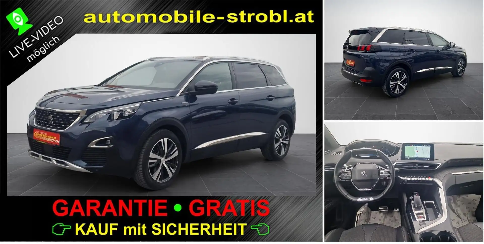 Peugeot 5008 PureTech 130 GT Line LED ACC GARANTIE Blau - 1