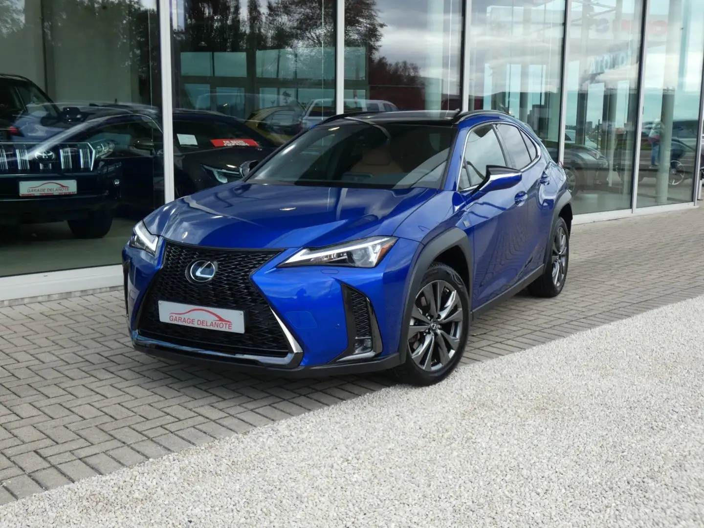 Lexus UX 250h HYBRID F-Sport Design +Leder +Trekhaak +Dodehoek Blau - 2