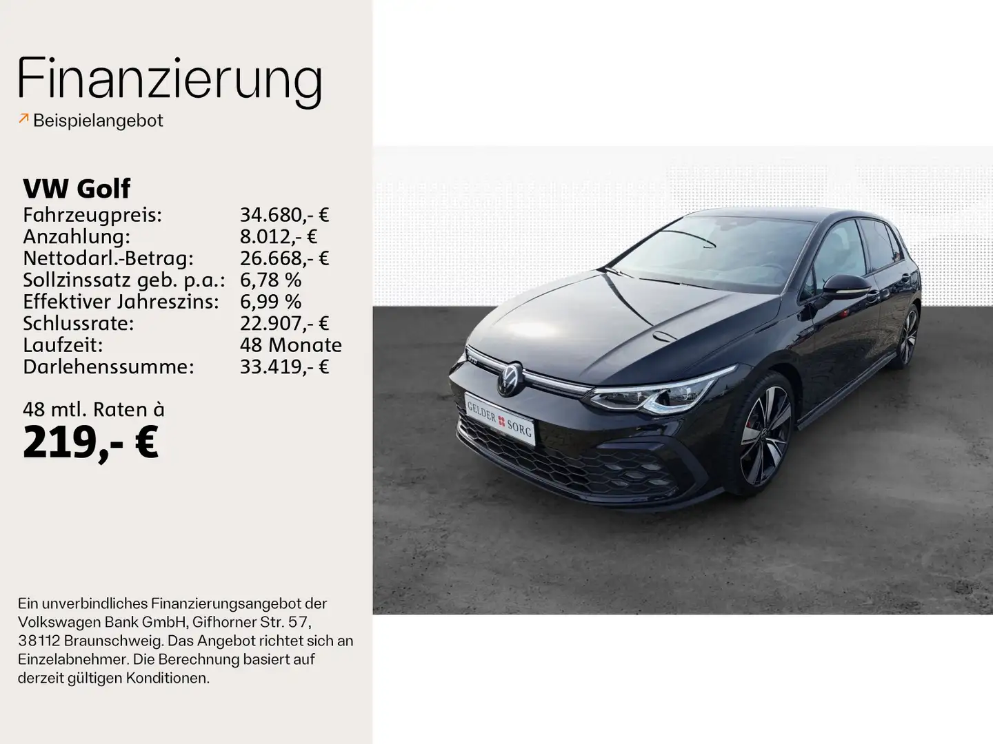 Volkswagen Golf GTD 2.0 TDI IQ.LIGHT*Business*Kamera*ACC Noir - 2