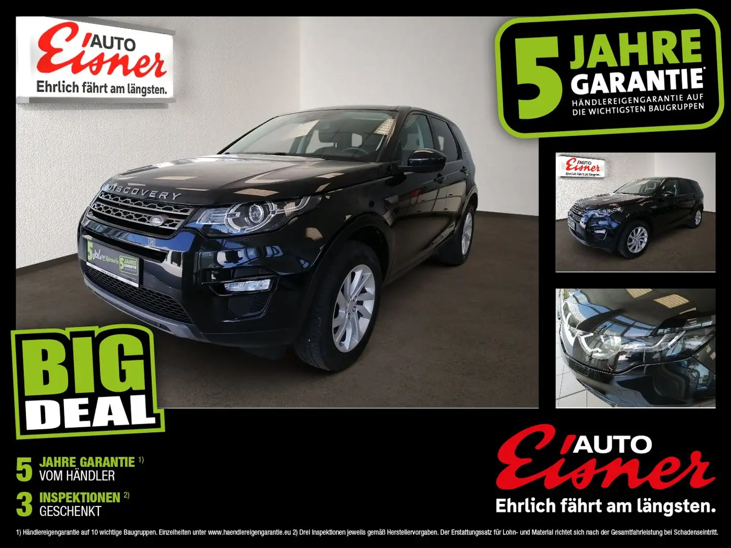 Land Rover Discovery Sport 2.0 TD4 SE AWD Schwarz - 1