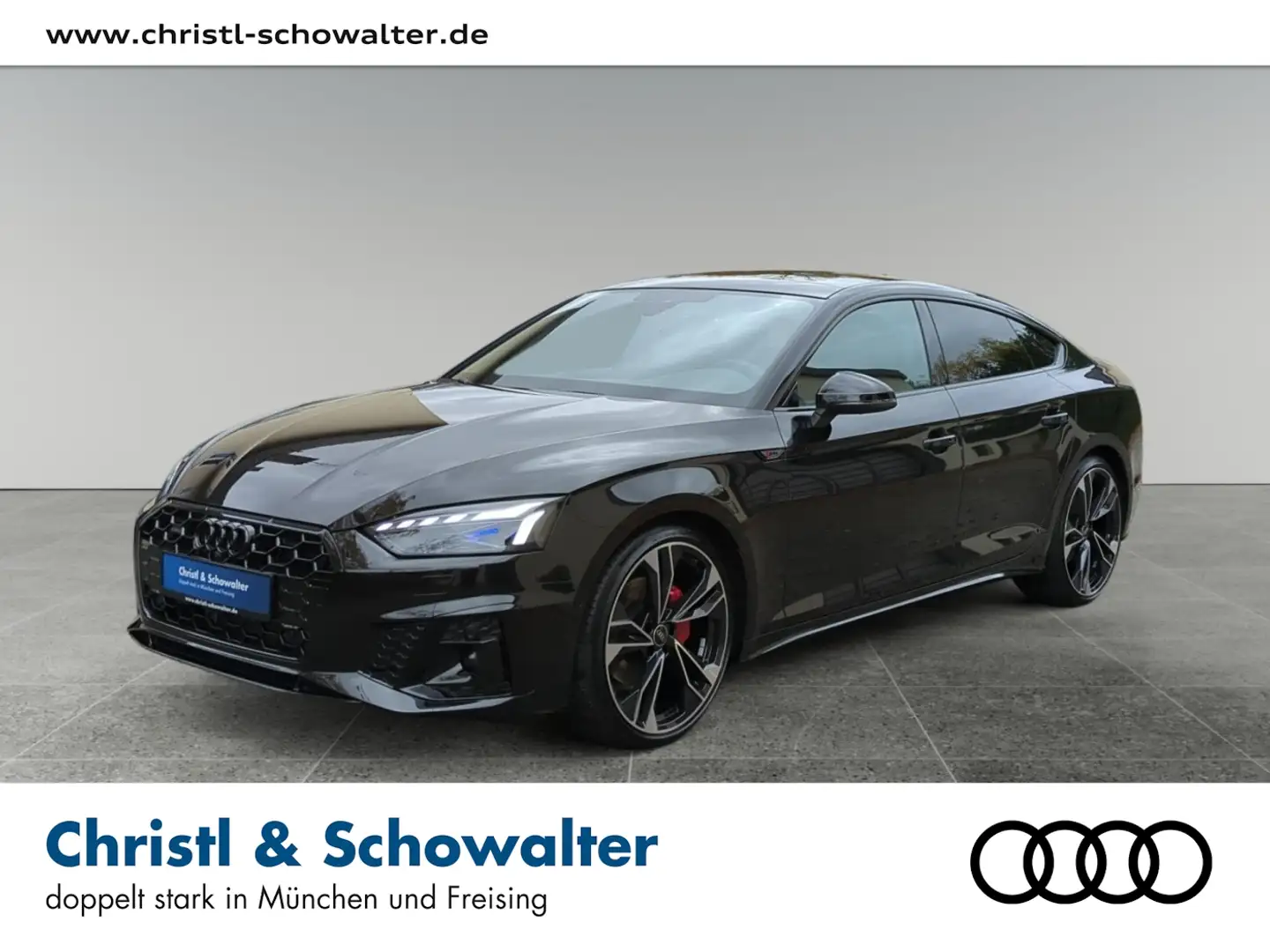 Audi A5 Sportback 40 TDI quattro S line MATRIX PANO Noir - 1