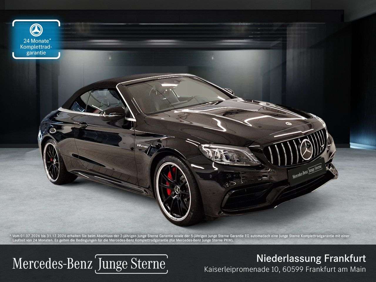 Mercedes-Benz C 63 AMG — Mercedes-Benz C 63 AMG C 63 S Cabrio NIGHT+DRIVERS+MULTIBEAM+FAHRASS+9G