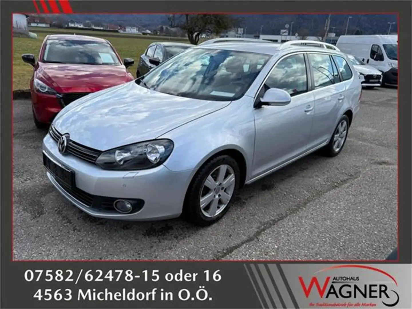 Volkswagen Golf Variant Highline 1,6 TDI 4Motion DPF Zilver - 1