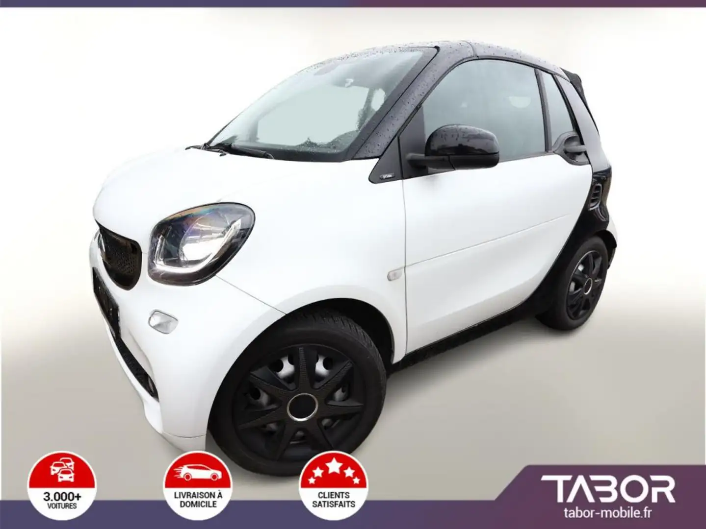 smart forTwo 90 DCT prime cuir Cool&Media PDC Black - 1
