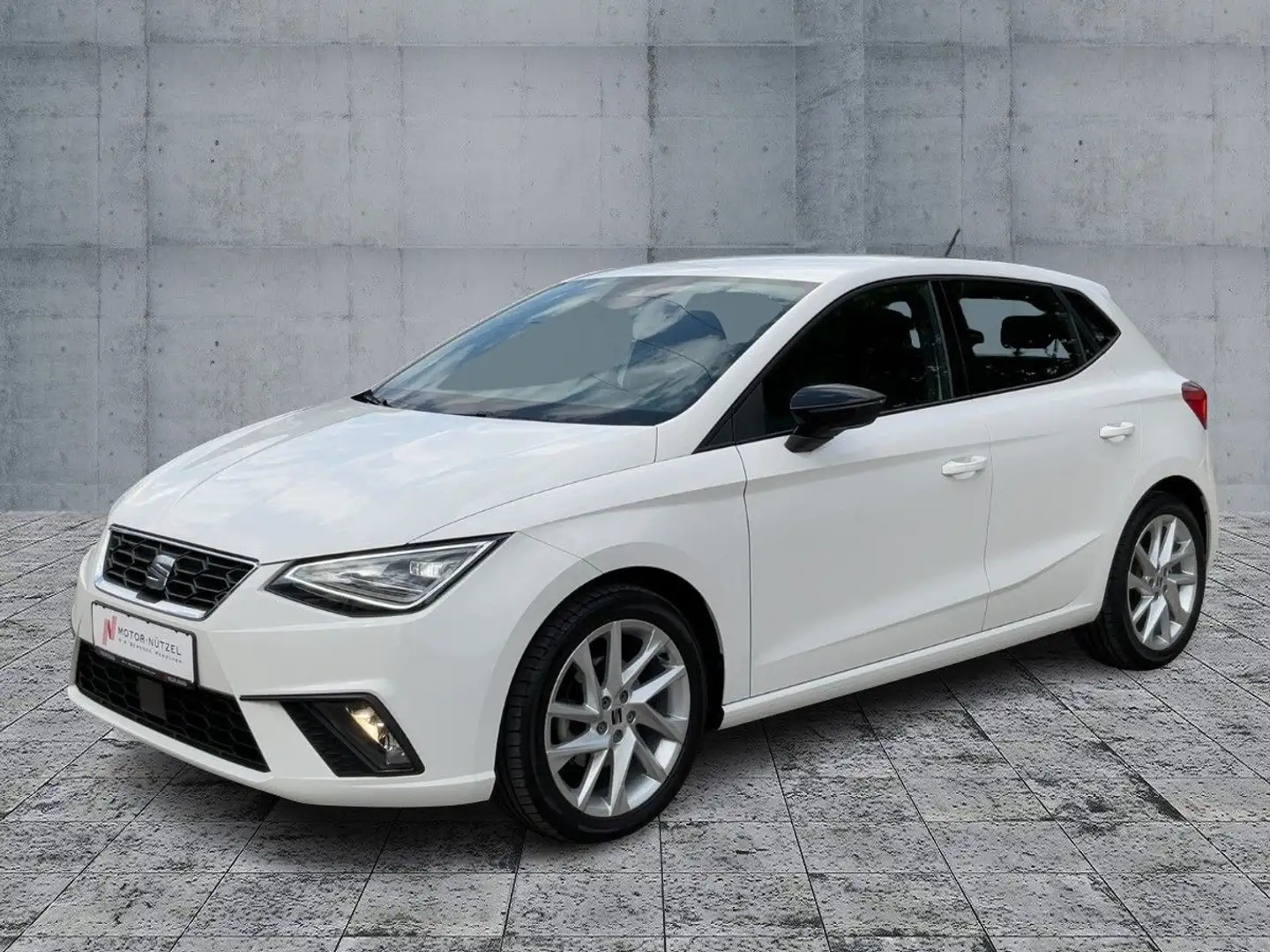 SEAT Ibiza 1.5 TSI DSG FR-LINE LED+NAV+APP+GRA+NSW+VC Blanc - 2