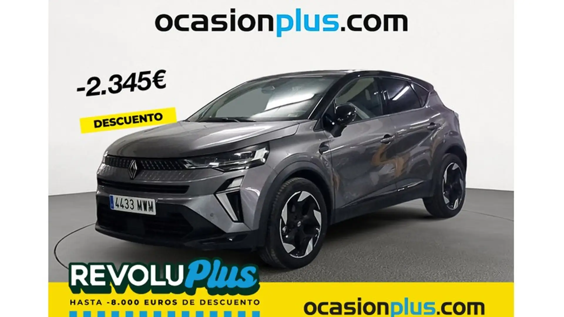 Renault Captur TCe GPF Micro Híbrido Techno EDC 117kW Gris - 1