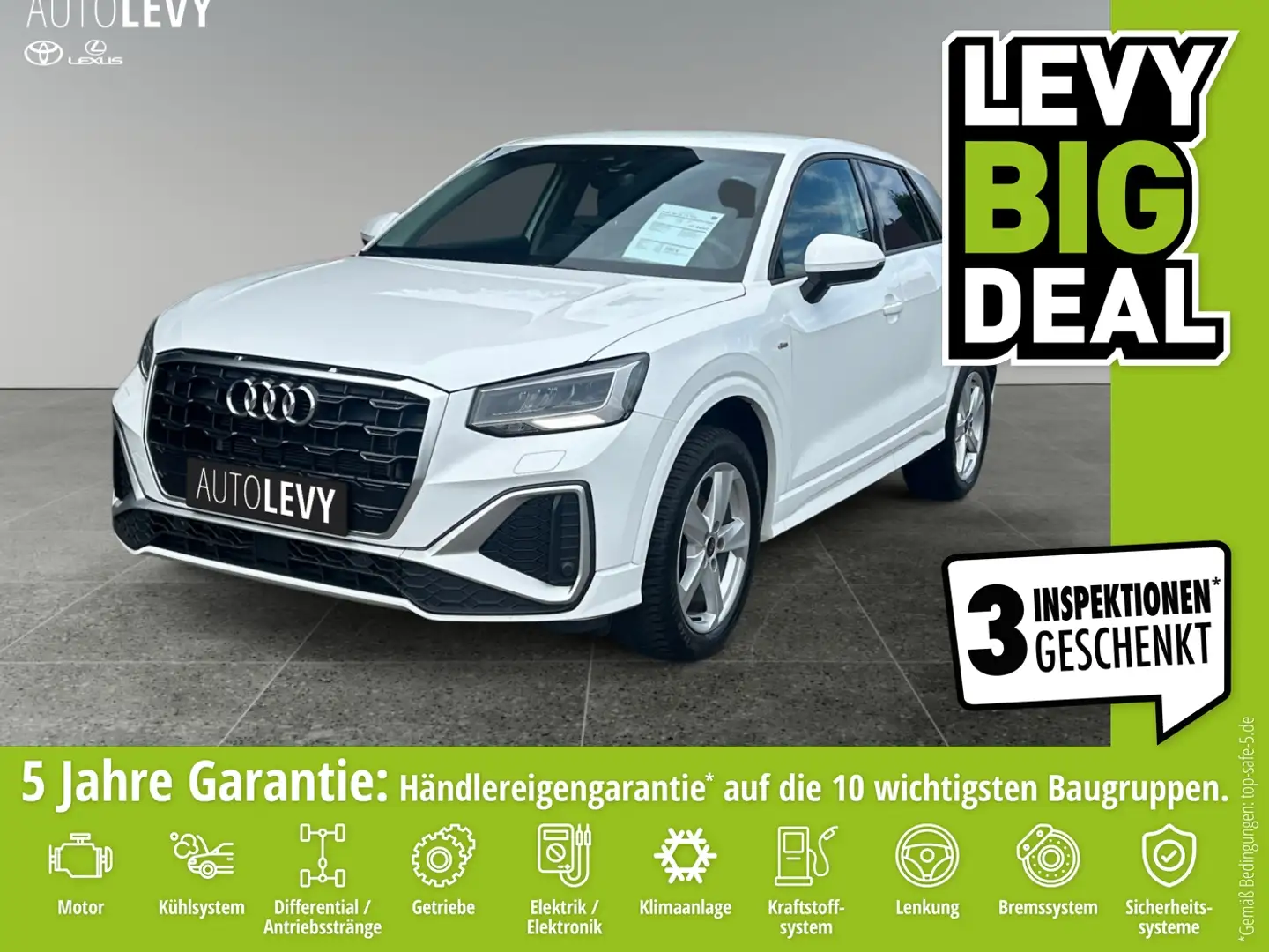 Audi Q2 35 1.5 TFSI S-Line Matrix AUT Facelift KlimaA Bianco - 1