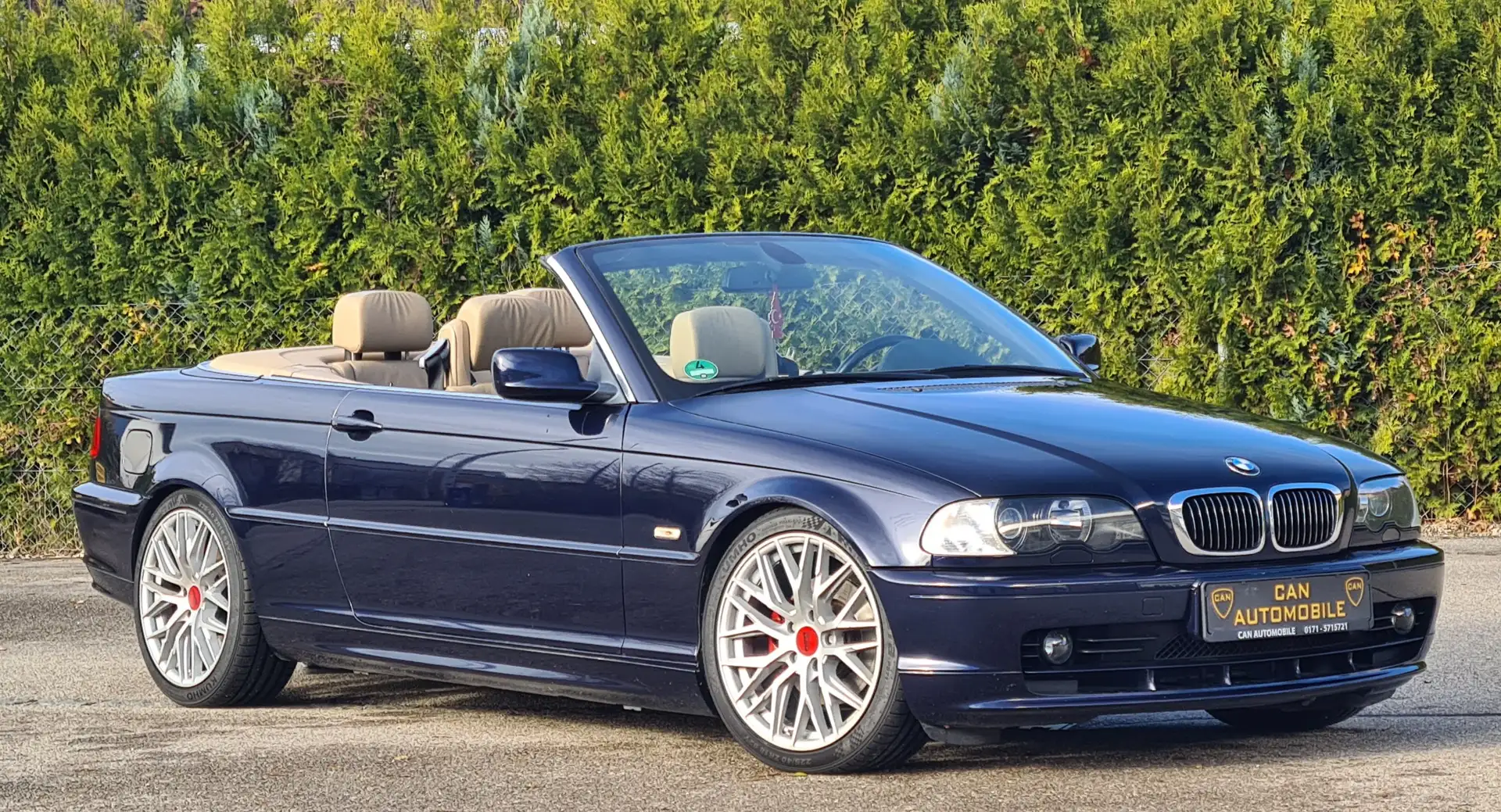 BMW 325 Ci Cabrio-Hardtop-Leder-Xeonon-Navi-18 Zoll-SH Blau - 1