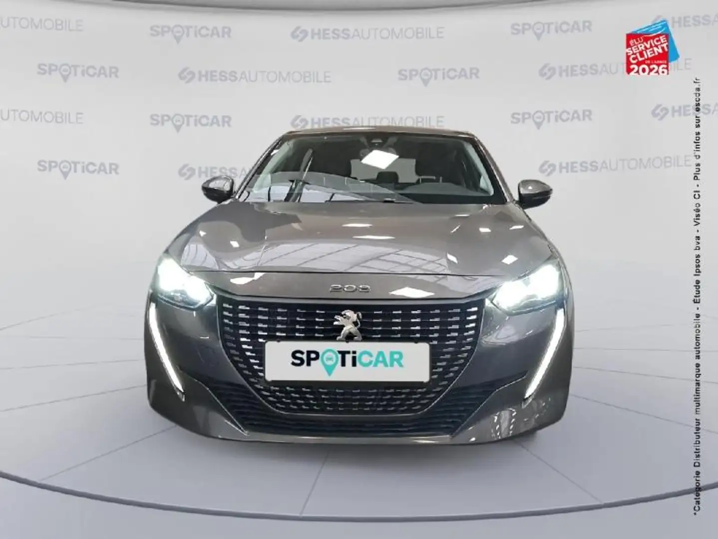 Peugeot 208 1.2 PureTech 100ch S/S Allure Radar AR Carplay Gris - 2