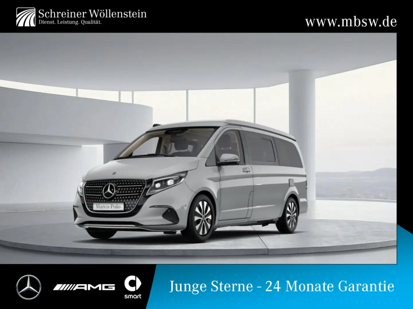 Mercedes-Benz Marco Polo V 250 Küche*MBeam*Distr*AHK2,5t*360° Grau - 1