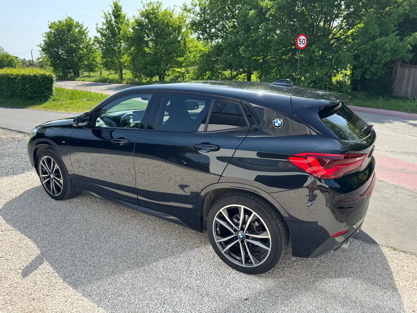 BMW X2 X2 xDrive18d Aut. Noir - 2