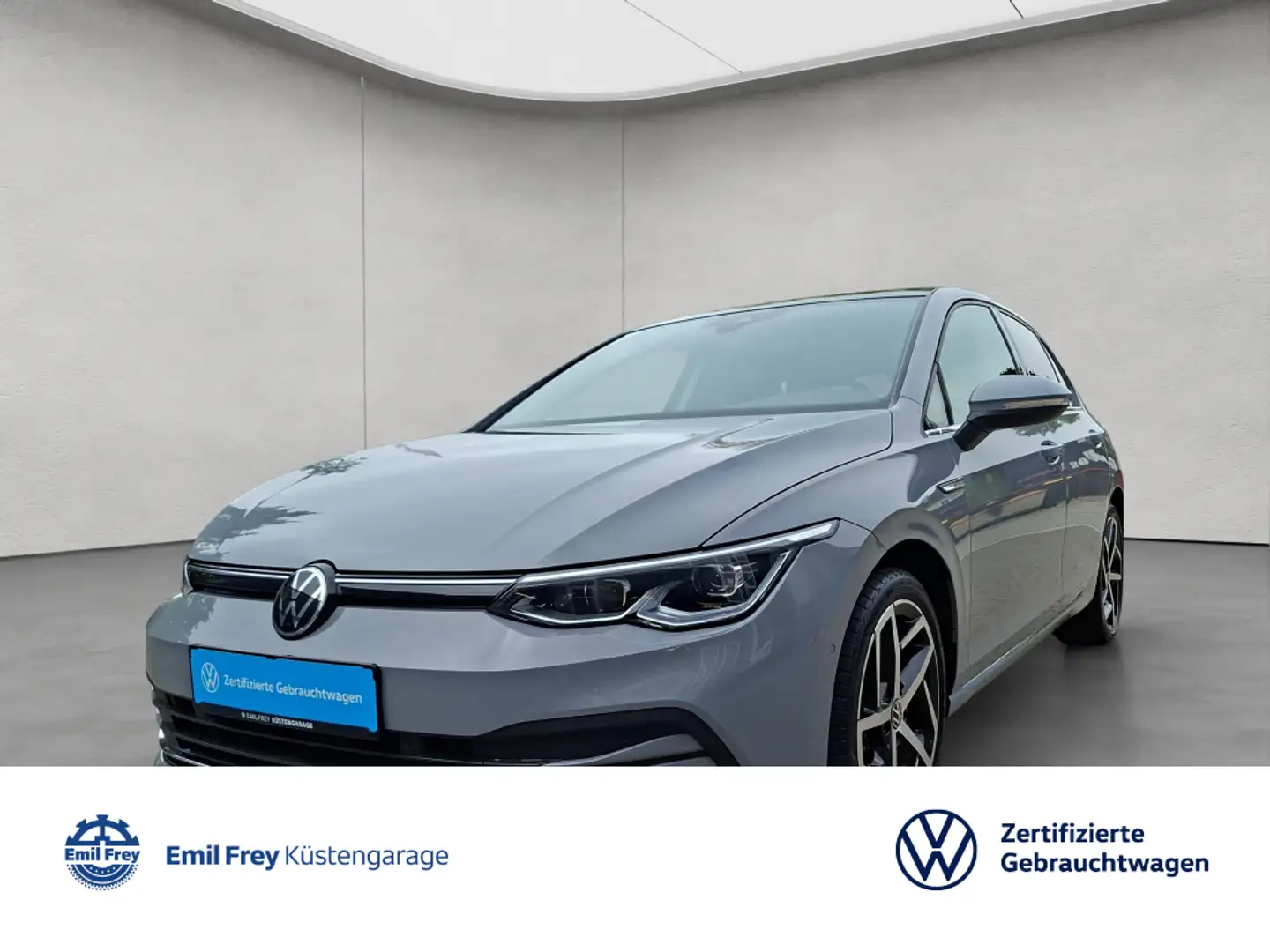 Volkswagen Golf VIII 1.5 eTSI DSG Style LED NAV CAM STDHZ Grigio - 1