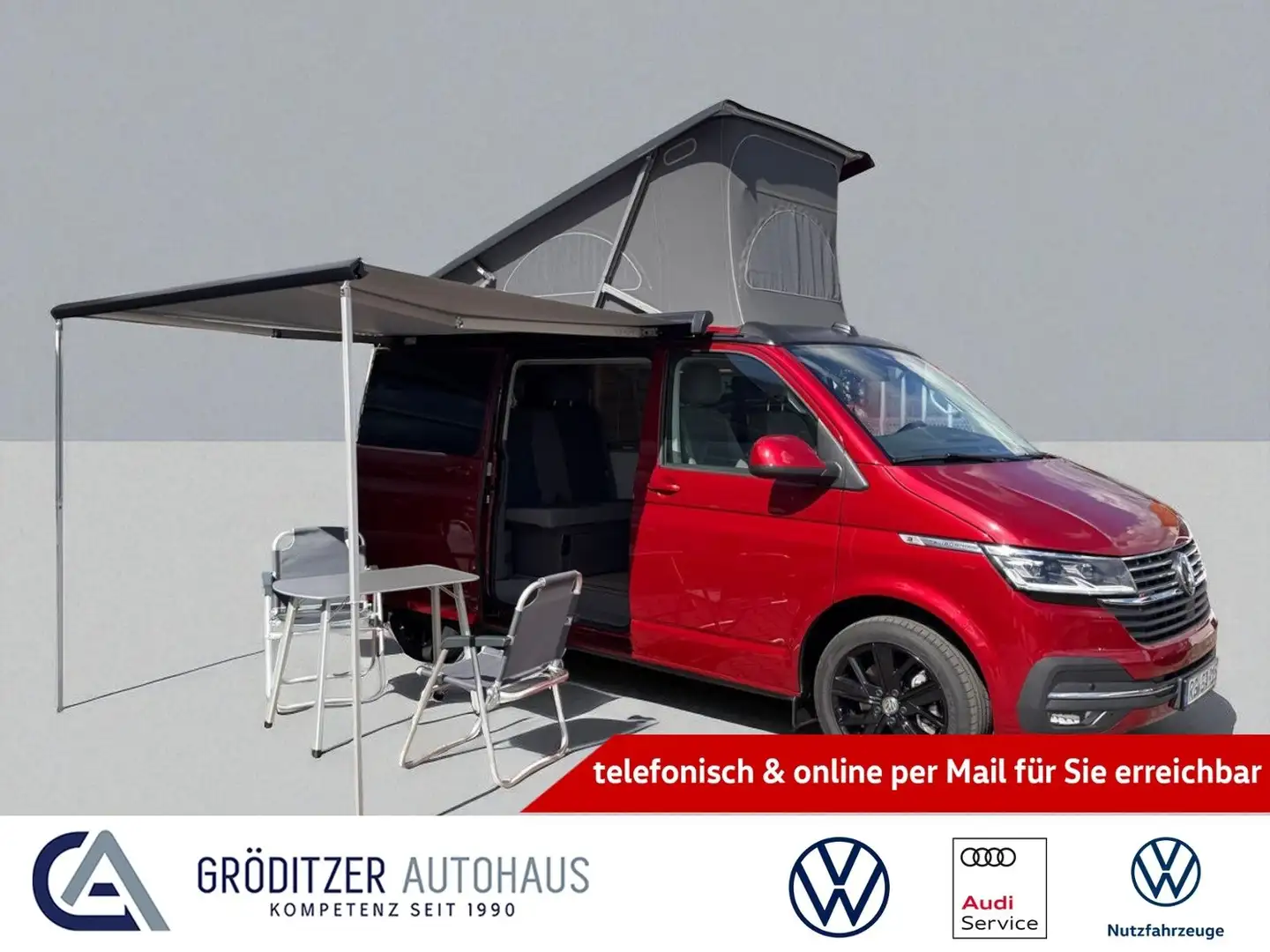 Volkswagen T6.1 Ocean 4Motion ACC|DCC|AHKCAM Rojo - 1