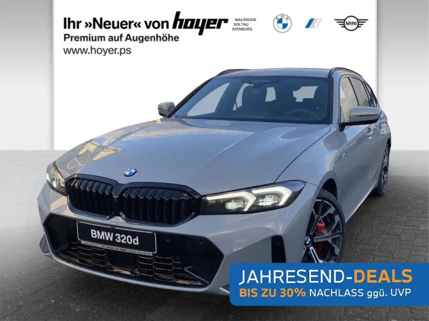 BMW 320 d xDrive M Sportpaket Pro AHK LED  Head-Up Grau - 1