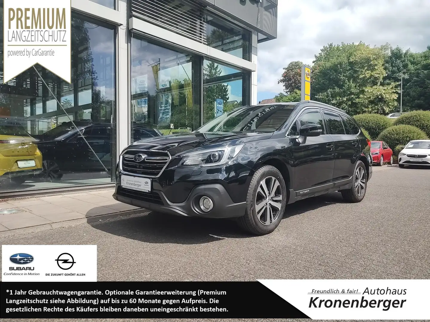 Subaru OUTBACK 2.5 RKamera, SHZ, Leder, Navi Чёрный - 1