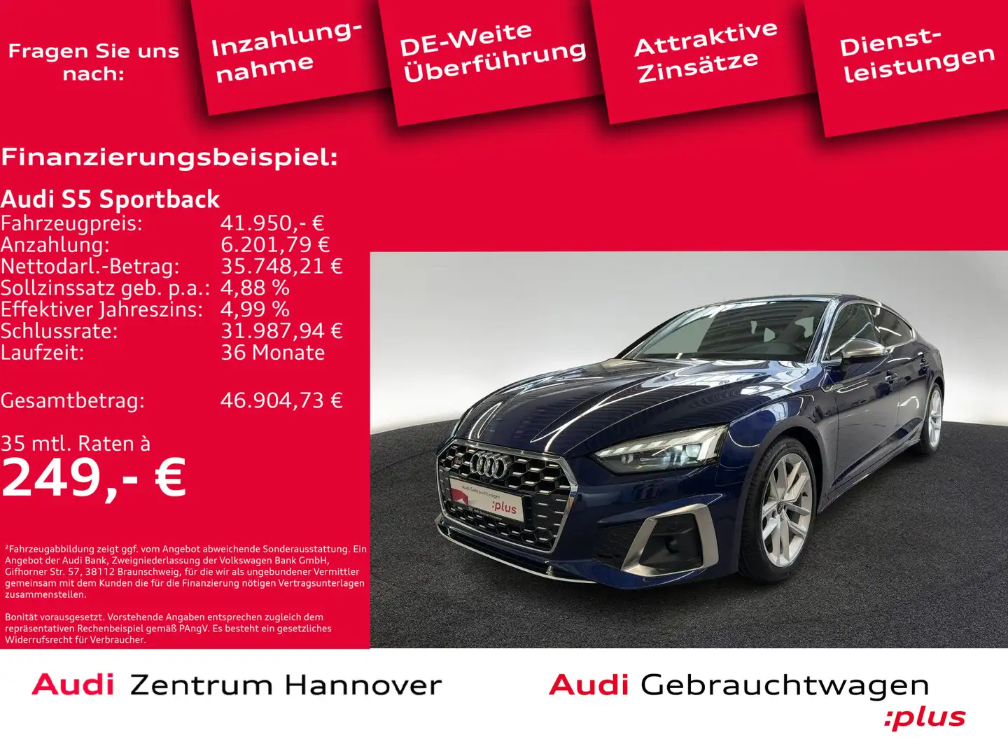 Audi S5 3.0 TDI quattro Pano Matrix ACC DAB Azul - 1