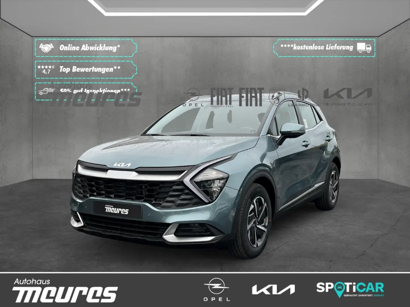 Kia Sportage 1.6 CRDI Mild Hybrid Vision DCT Allwetter Klimaaut Grau - 2