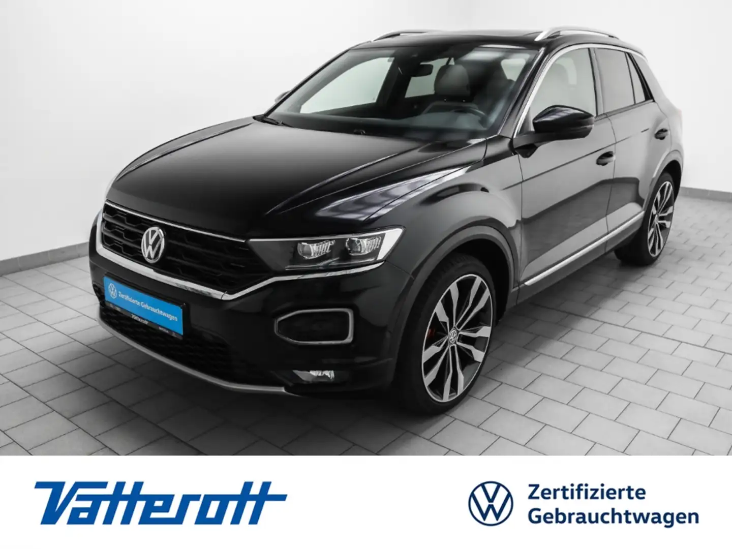Volkswagen T-Roc 2.0 TSI DSG 4M Sport Pano AHK LED Leder digCockpit Schwarz - 1