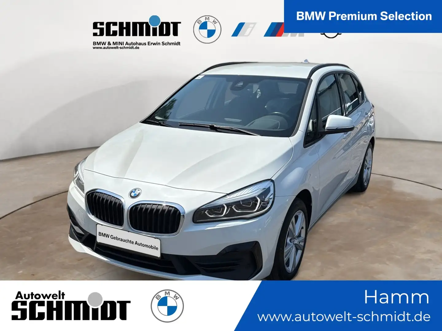 BMW 218 d Active Tourer + 2Jahre-BPS.-GARANTIE Blanco - 1