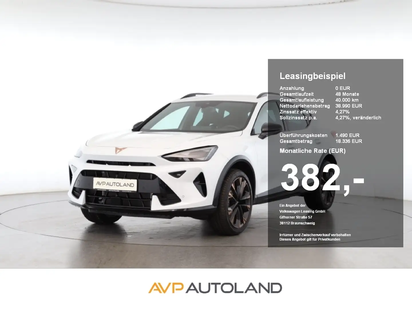 CUPRA Formentor 1.5 eTSI DSG | AHK | LED | KLIMA | Blanco - 1