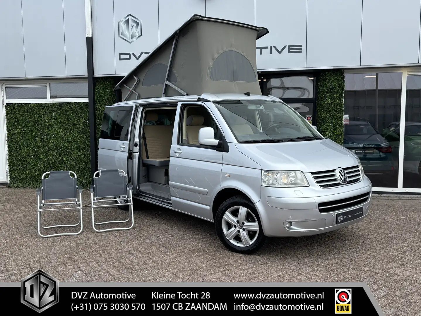 Volkswagen Transporter T5 California Biker | Elektrisch Argent - 1